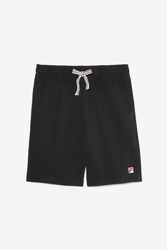 Fila Shorts Mens Black - Vico - Philippines 2540739-OV